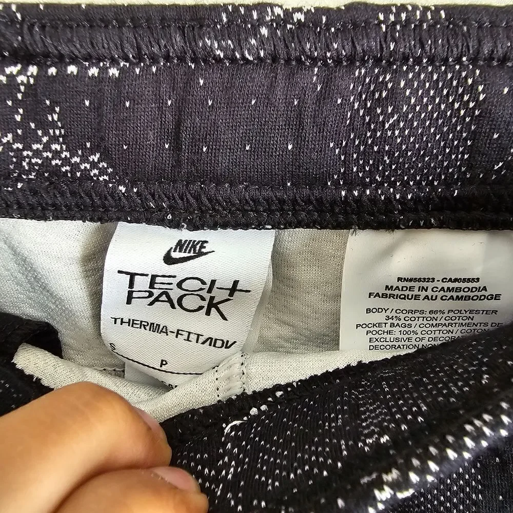Nike Tech Pack Therma-FIT ADV Joggers Pants Men's S Black Grey DX8048-601 New